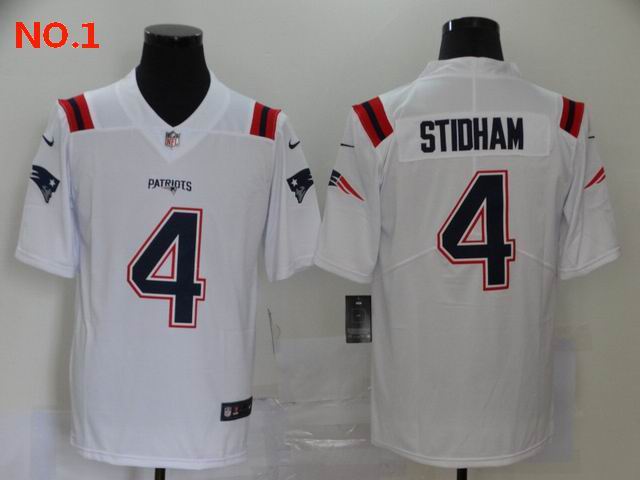 Men's New England Patriots #4 Jarrett Stidham Jerseys-17